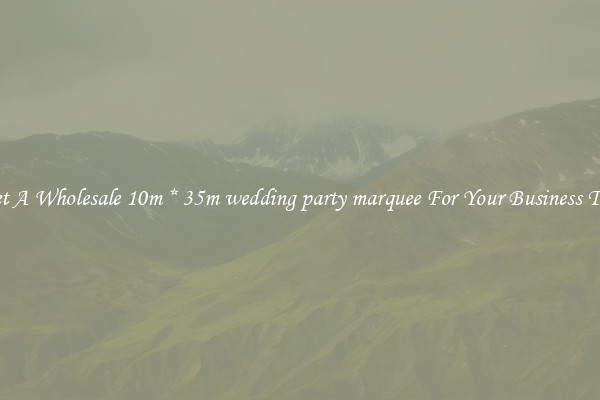 Get A Wholesale 10m * 35m wedding party marquee For Your Business Trip