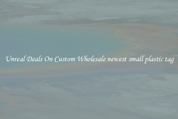 Unreal Deals On Custom Wholesale newest small plastic tag