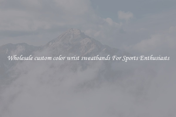 Wholesale custom color wrist sweatbands For Sports Enthusiasts