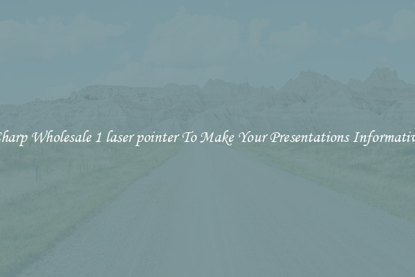 Sharp Wholesale 1 laser pointer To Make Your Presentations Informative