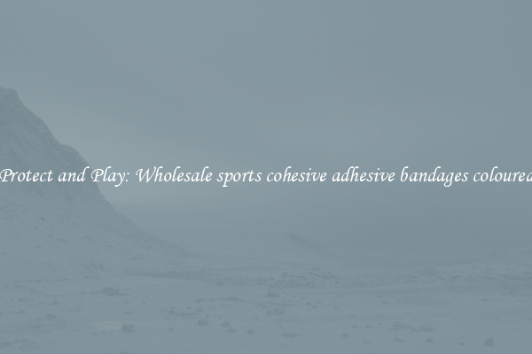 Protect and Play: Wholesale sports cohesive adhesive bandages coloured