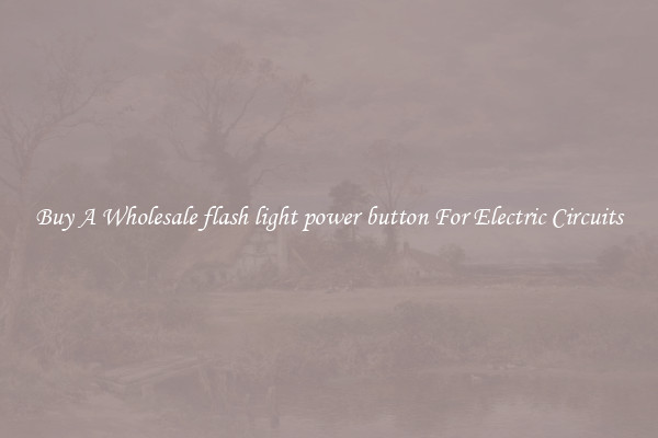 Buy A Wholesale flash light power button For Electric Circuits