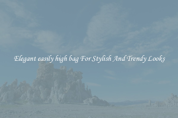 Elegant easily high bag For Stylish And Trendy Looks